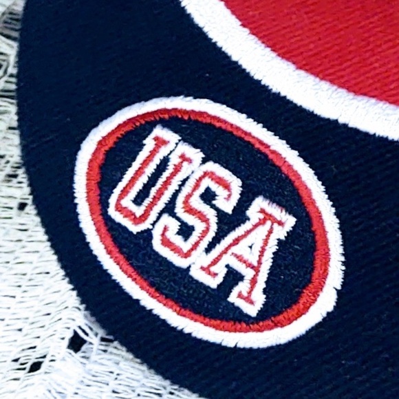 VINTAGE WITH TAGS GOD BLESS AMERICA USA AMERICAN FLAG 9/11 HAT COLOSSEUM OSFA - Picture 10 of 11